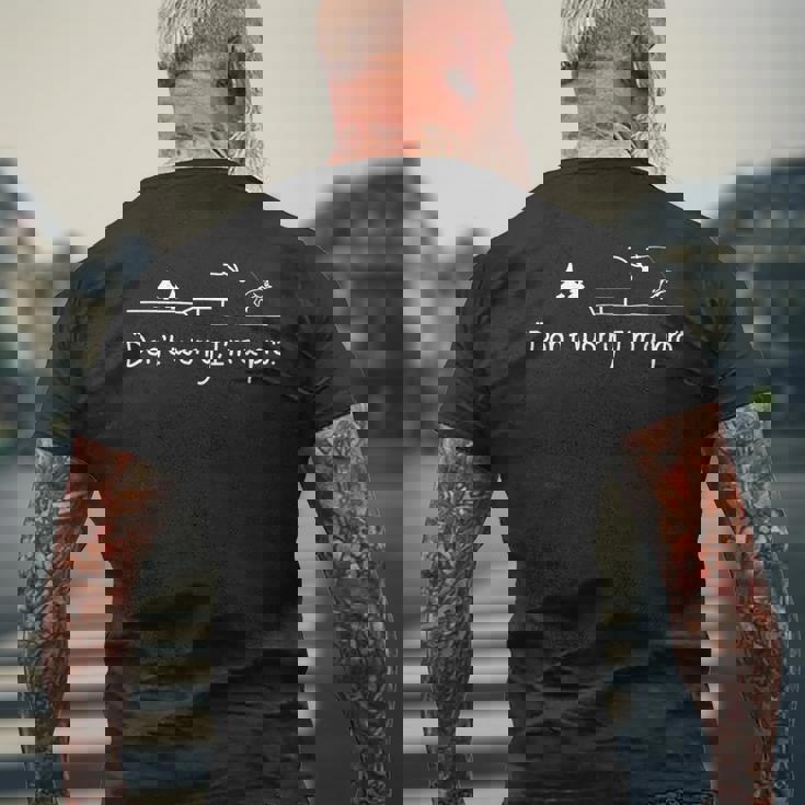 バス釣り ギフト メンズTシャツ バックプリント 高齢者への贈り物