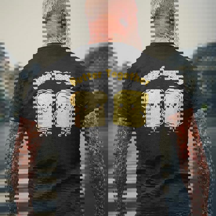 バター・トゥゲザー メンズTシャツ バックプリント 高齢者への贈り物