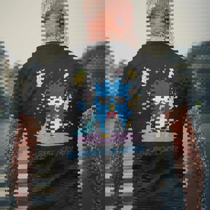 バッドばつ丸 かんぱい 【バレンタインギフトにおすすめ！】 メンズTシャツ バックプリント 高齢者への贈り物