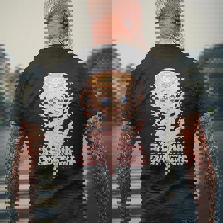 バレリーナカプチーナ イタリアンブレインロットミーム メンズTシャツ バックプリント 高齢者への贈り物