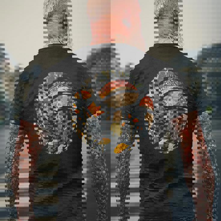 バレーボールのシルエット美学 コタジェコア メンズTシャツ バックプリント 高齢者への贈り物