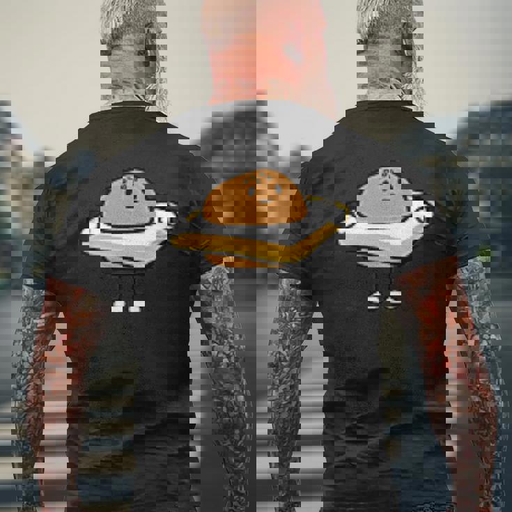 バンズパン メンズTシャツ バックプリント 高齢者への贈り物