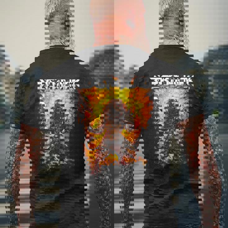 バーサーカー メンズTシャツ バックプリント 高齢者への贈り物