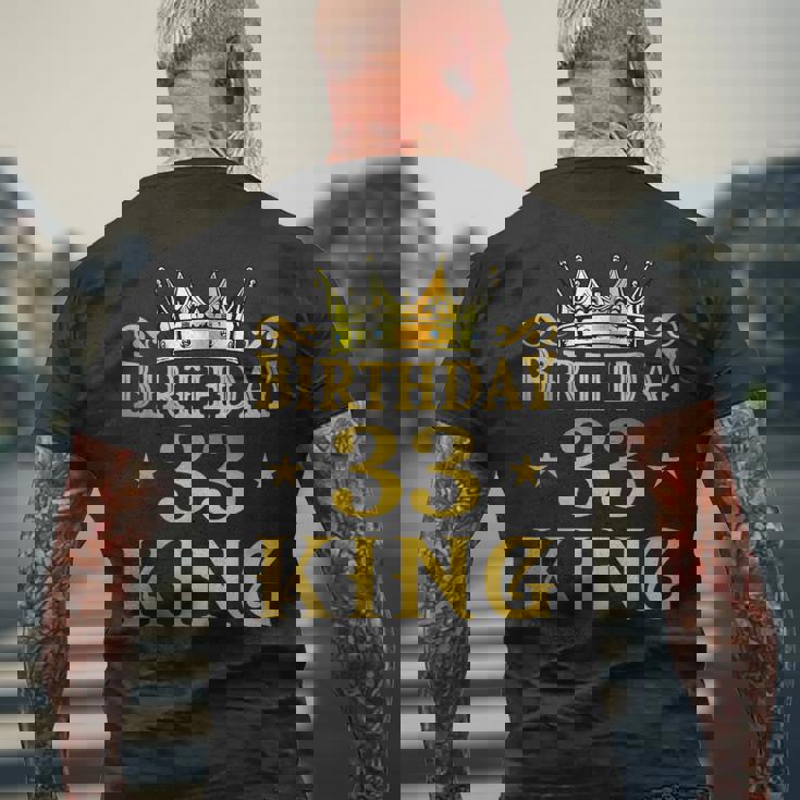 バースデーキング 33歳 男性 メンズTシャツ バックプリント 高齢者への贈り物