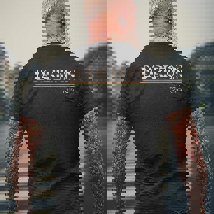 バートン Usa メンズTシャツ バックプリント 高齢者への贈り物