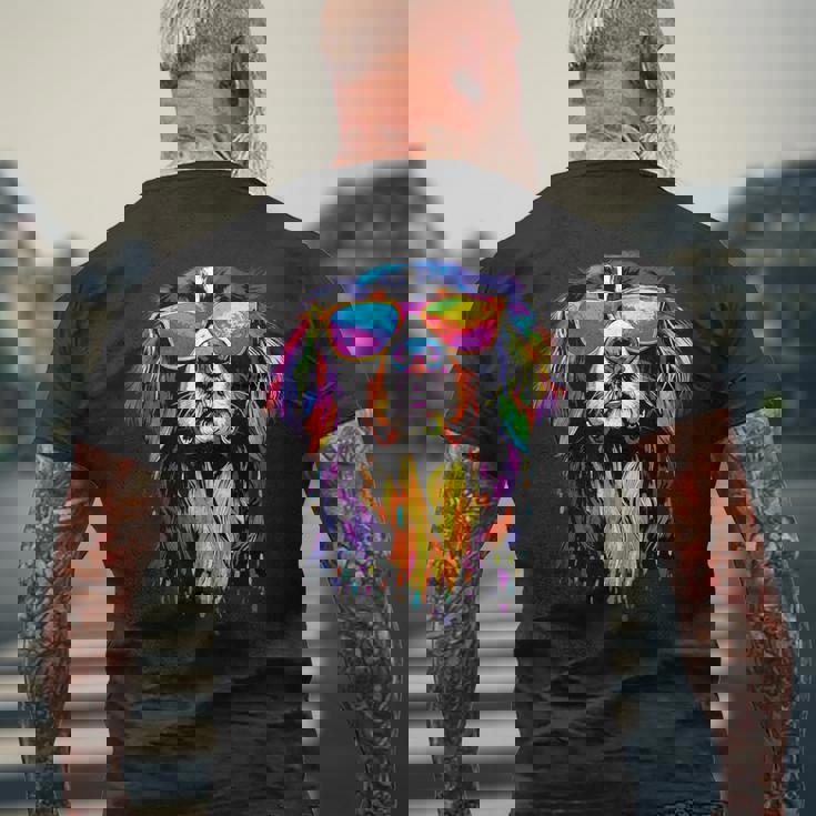 バーニーズマウンテンドッグ Dürrbächler スイス・マウンテンドッグ メンズTシャツ バックプリント 高齢者への贈り物