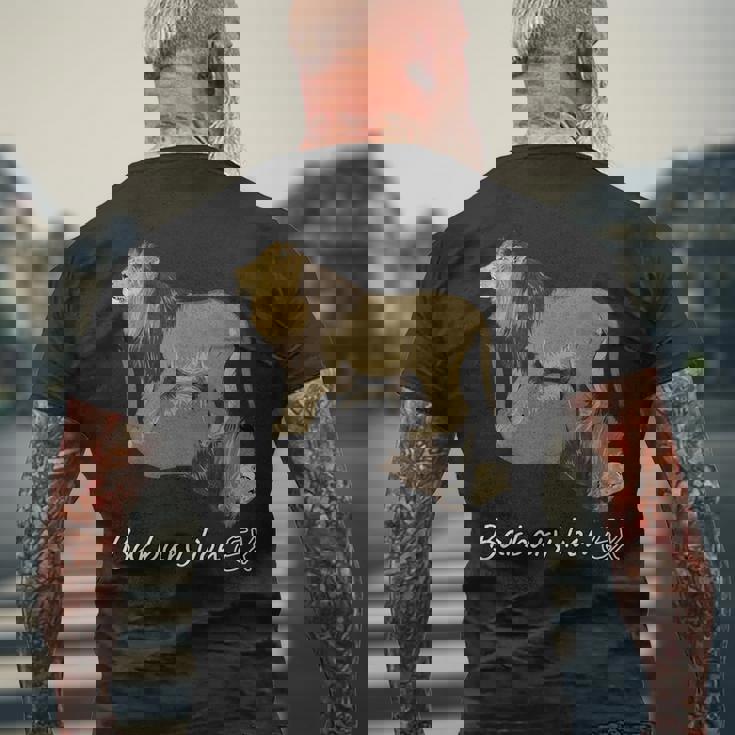 バーバリライオン メンズTシャツ バックプリント 高齢者への贈り物