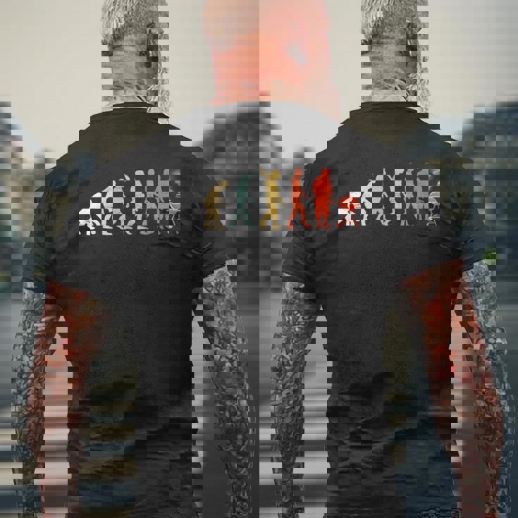 バーベキュー進化論 Bbq Lover Grill Meat Grill Dad メンズTシャツ バックプリント 高齢者への贈り物