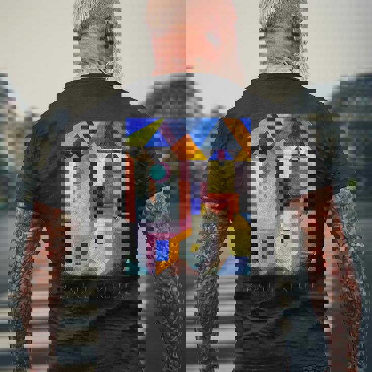 パウル・クレー・アート メンズTシャツ バックプリント 高齢者への贈り物