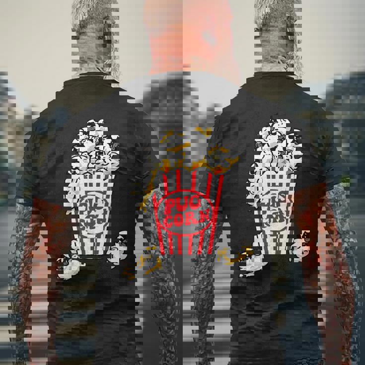 パグコーン メンズTシャツ バックプリント 高齢者への贈り物