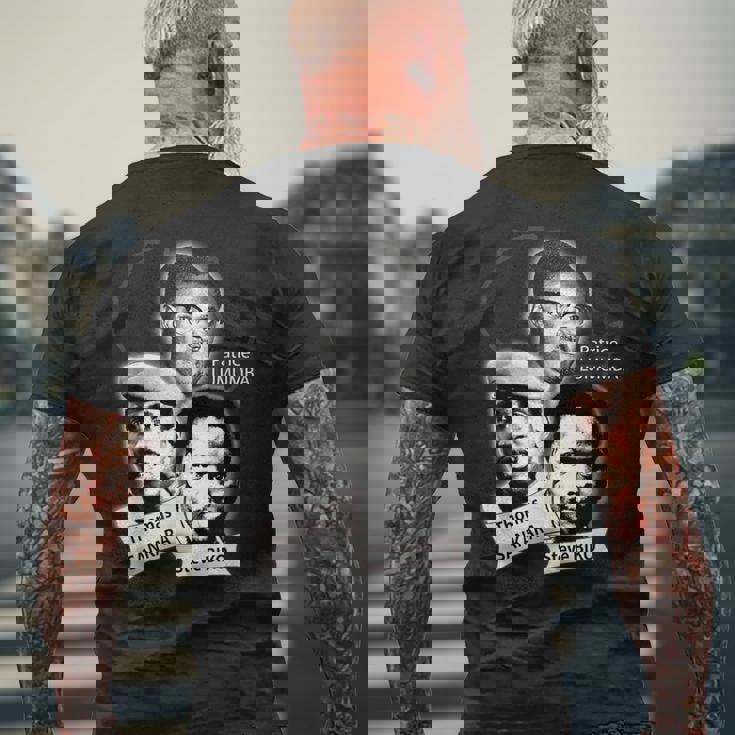 パトリス・ランバ、トーマス・サンカラ、スティーブ・ビコ メンズTシャツ バックプリント 高齢者への贈り物