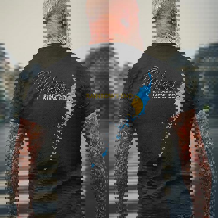 パラオ国旗 パラオ地図 メンズTシャツ バックプリント 高齢者への贈り物