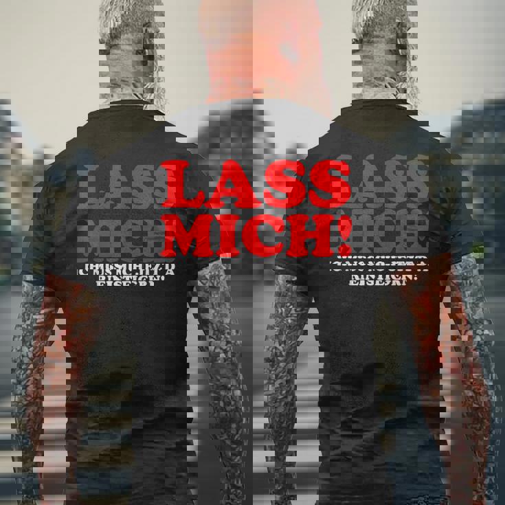 ヒステリック・ラス・ミッキー 今は入らない。 メンズTシャツ バックプリント 高齢者への贈り物