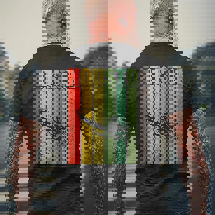 ヒューストン メンズTシャツ バックプリント 高齢者への贈り物