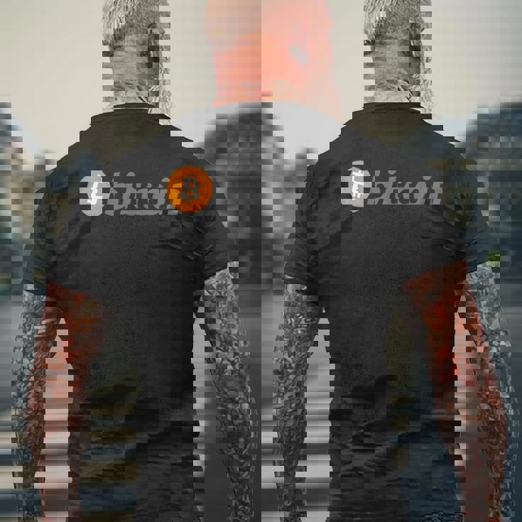 ビットコイン暗号通貨 暗号通貨 ビットコイン メンズTシャツ バックプリント 高齢者への贈り物