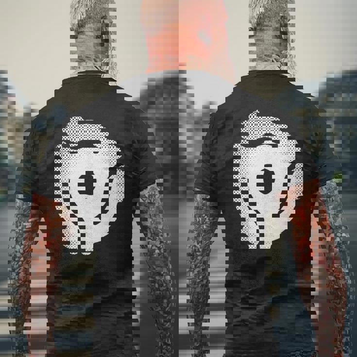 ビニールレコードファン 45Rpm アダプター レトロ Dj メンズTシャツ バックプリント 高齢者への贈り物