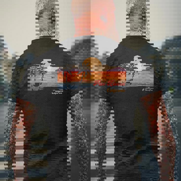 ビンテージ ピコ リベラ カリフォルニア ビーチ メンズTシャツ バックプリント 高齢者への贈り物