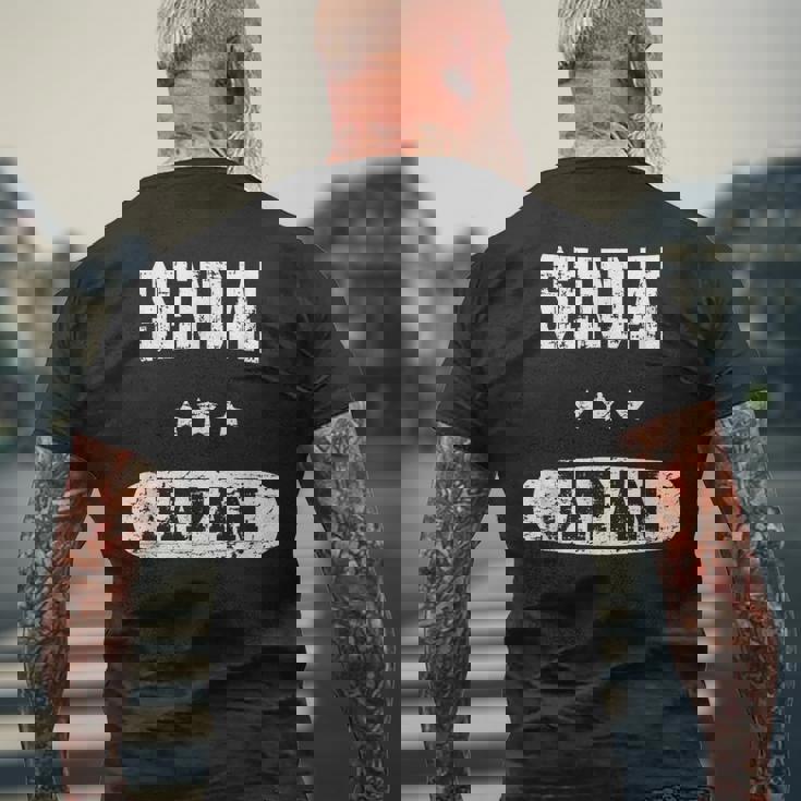 ビンテージ仙台 日本 メンズTシャツ バックプリント 高齢者への贈り物