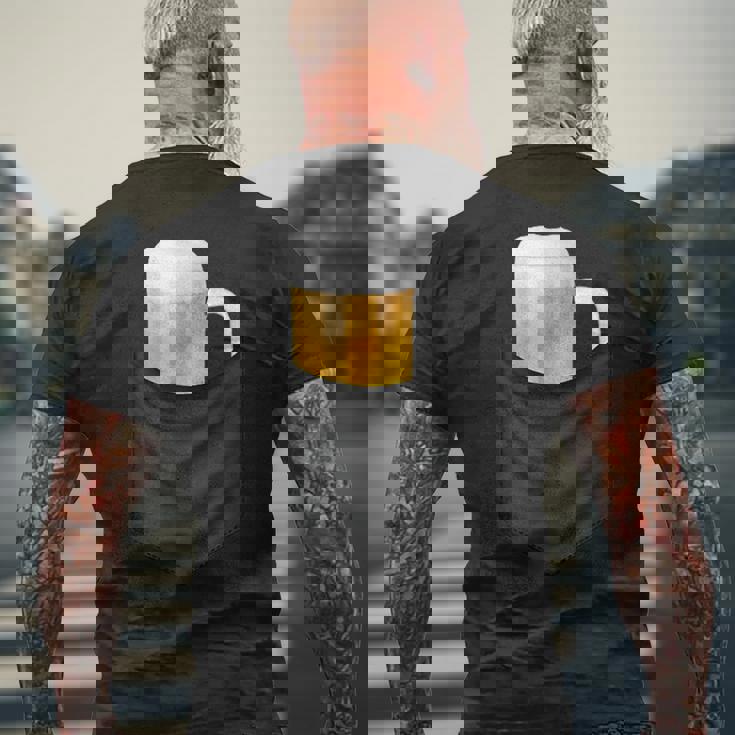 ビール 酒 面白いtシャツ 面白い ジョッキ ポケット 飲み おもしろ 飲み会 のんべえ メンズ ネタ 服 メンズTシャツ バックプリント 高齢者への贈り物