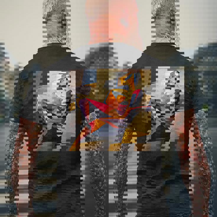 ピカソスタイル メンズTシャツ バックプリント 高齢者への贈り物