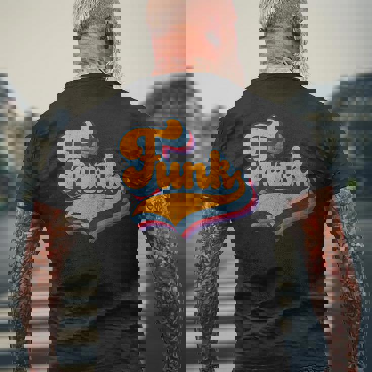 ファンクミュージックファンのためのファンク メンズTシャツ バックプリント 高齢者への贈り物