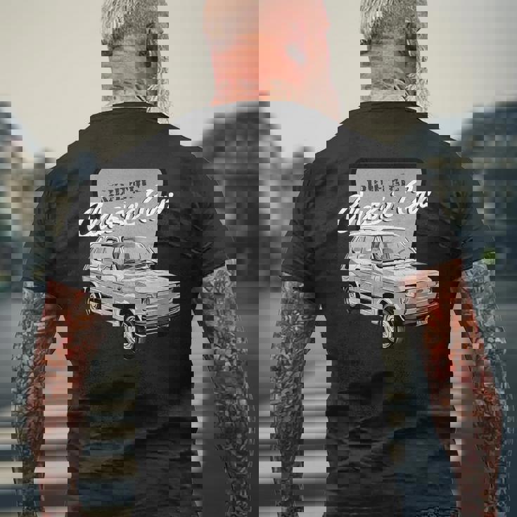 フィアット 126 メンズTシャツ バックプリント 高齢者への贈り物