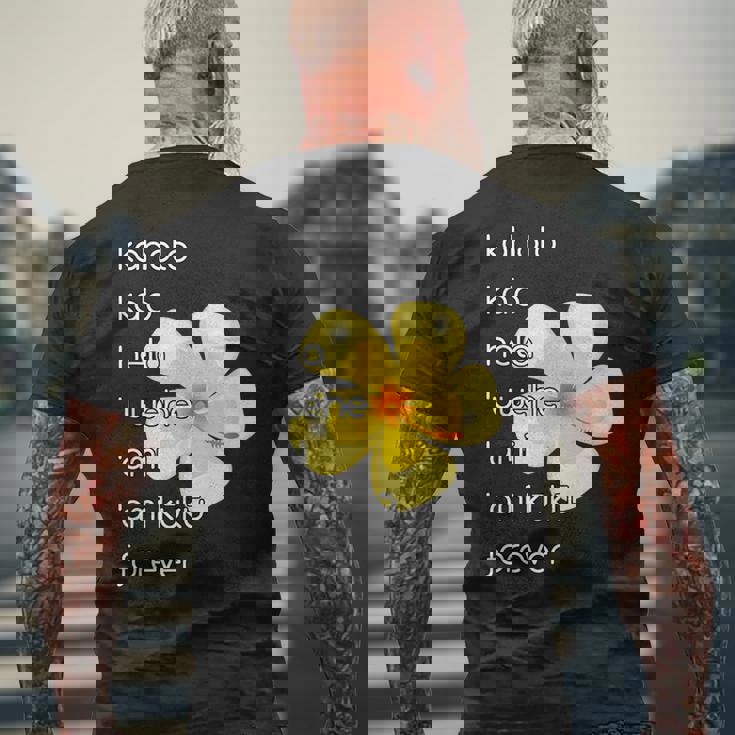 フラダンサーシャツ メンズTシャツ バックプリント 高齢者への贈り物