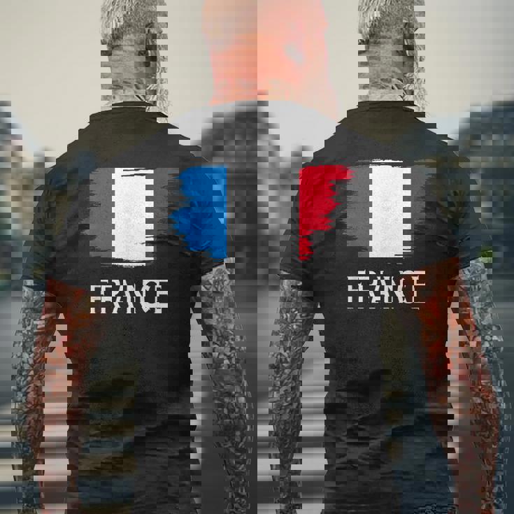 フランス 国 フランス国旗 メンズ レディース キッズ フランス メンズTシャツ バックプリント 高齢者への贈り物