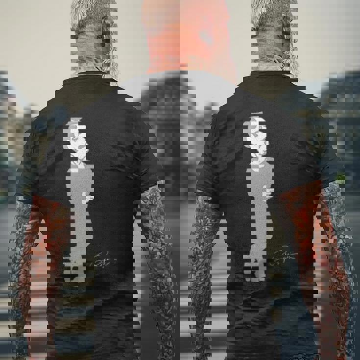 フランチェスコ キャラクター かわいい 大人 シック インスタ ワンポイント チャーミング キュート シュール お洒落 メンズTシャツ バックプリント 高齢者への贈り物