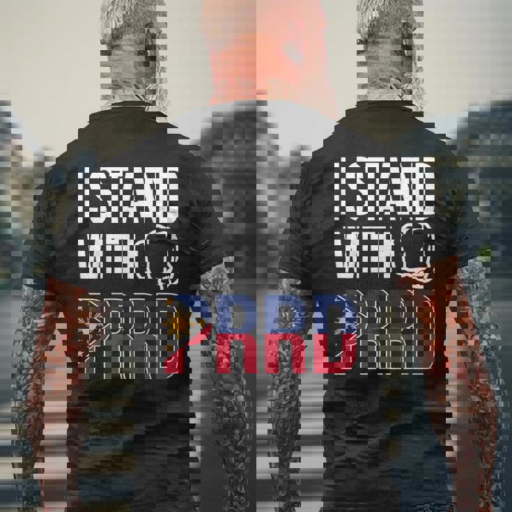 フリードゥテルテ サポーター ロドリゴ・ディゴン・ドゥテルテ大統領 メンズTシャツ バックプリント 高齢者への贈り物