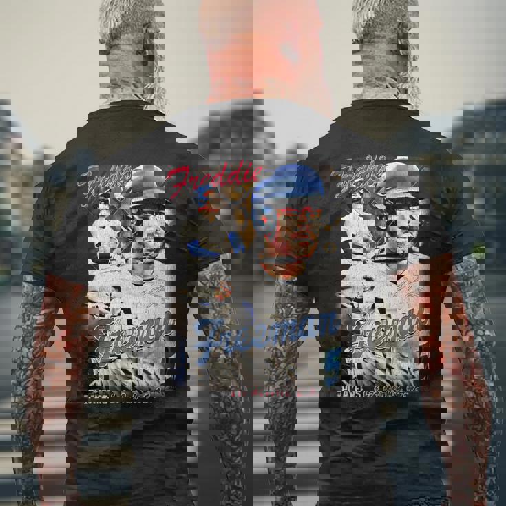 フレディ・フリーマン メンズTシャツ バックプリント 高齢者への贈り物