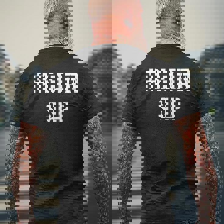 フロイト・スリップ メンズTシャツ バックプリント 高齢者への贈り物