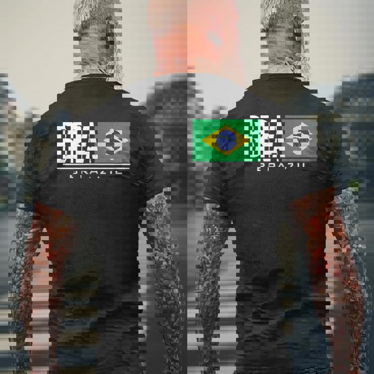 ブラジル ブラジル フラッグ ブラジル アスレチック スポーツ ゲーム ジャージ メンズTシャツ バックプリント 高齢者への贈り物