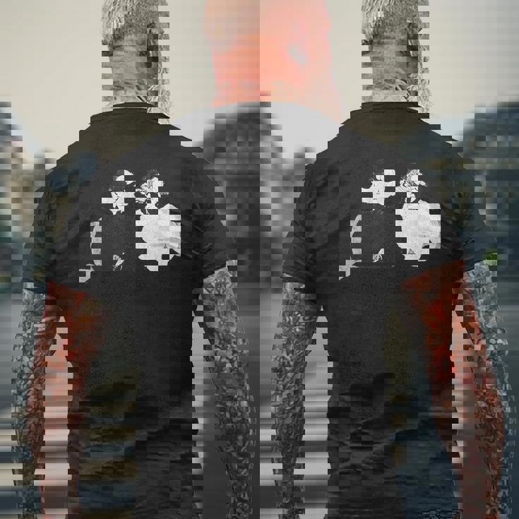 ブラックコーヒー オーブリー・ビアズリー 1895 メンズTシャツ バックプリント 高齢者への贈り物