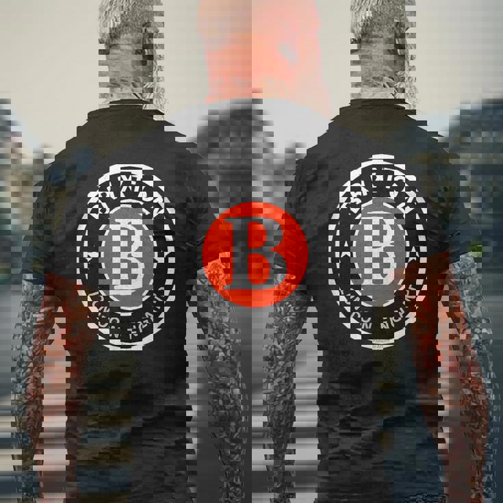 ブリクストン イギリス、ロンドンイギリス メンズTシャツ バックプリント 高齢者への贈り物