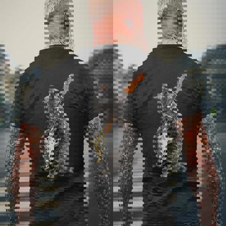 ブリティッシュショートヘア ブリティッシュ メンズTシャツ バックプリント 高齢者への贈り物