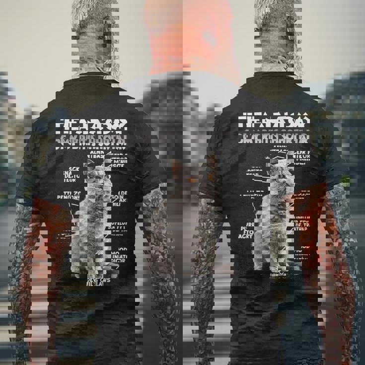 ブリティッシュショートヘアーt メンズTシャツ バックプリント 高齢者への贈り物