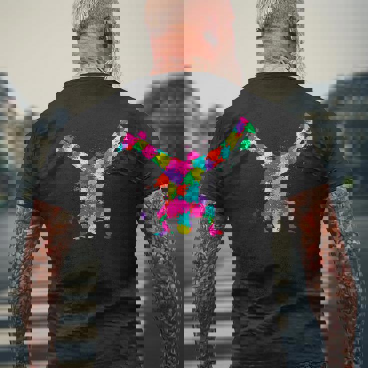 ブレイクダンスブレイクダンサーブレイクダンスキッズボーイズ メンズTシャツ バックプリント 高齢者への贈り物