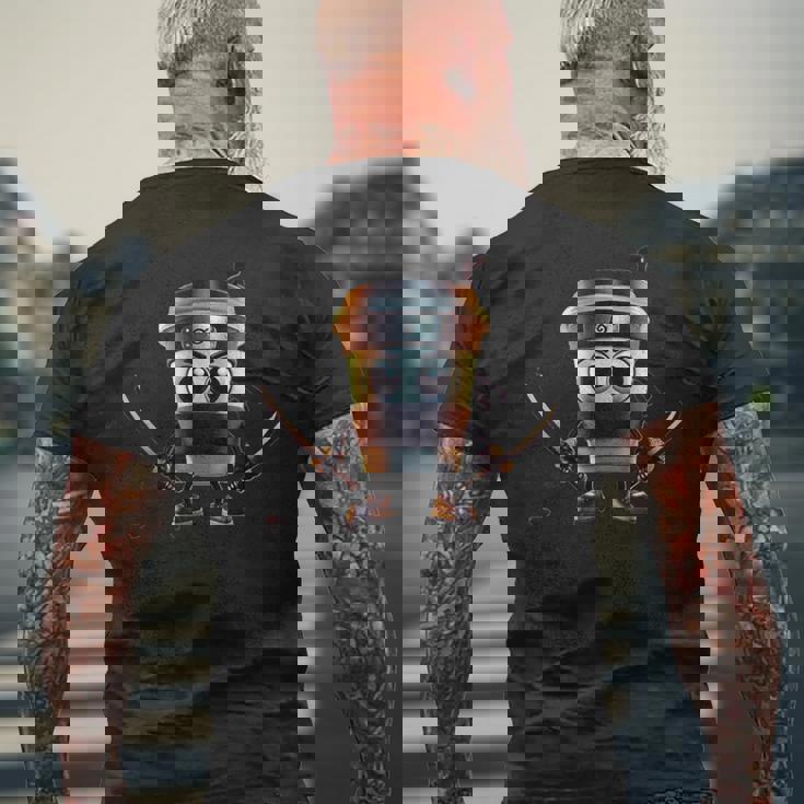 ブレインロット・カプチーノ・アサシーノ メンズTシャツ バックプリント 高齢者への贈り物