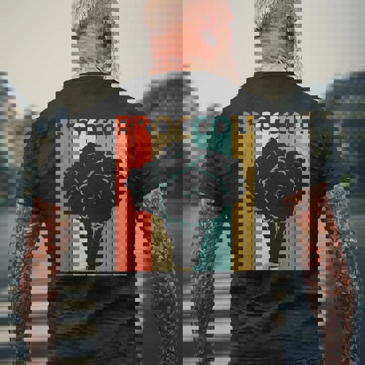 ブロッコリー コスチューム メンズTシャツ バックプリント 高齢者への贈り物