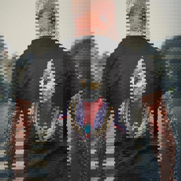 ブロマイドシリーズ ウルトラマンティガ マルチタイプ メンズTシャツ バックプリント 高齢者への贈り物