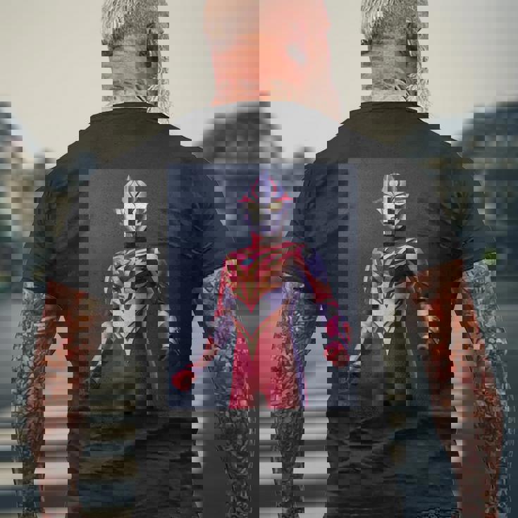 ブロマイドシリーズ ウルトラマンメビウス メビウスバーニングブレイブ 長袖tシャツ メンズTシャツ バックプリント 高齢者への贈り物