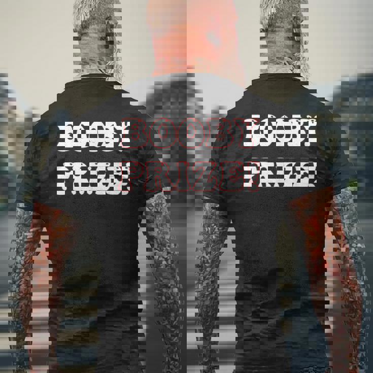 ブービー賞 メンズTシャツ バックプリント 高齢者への贈り物