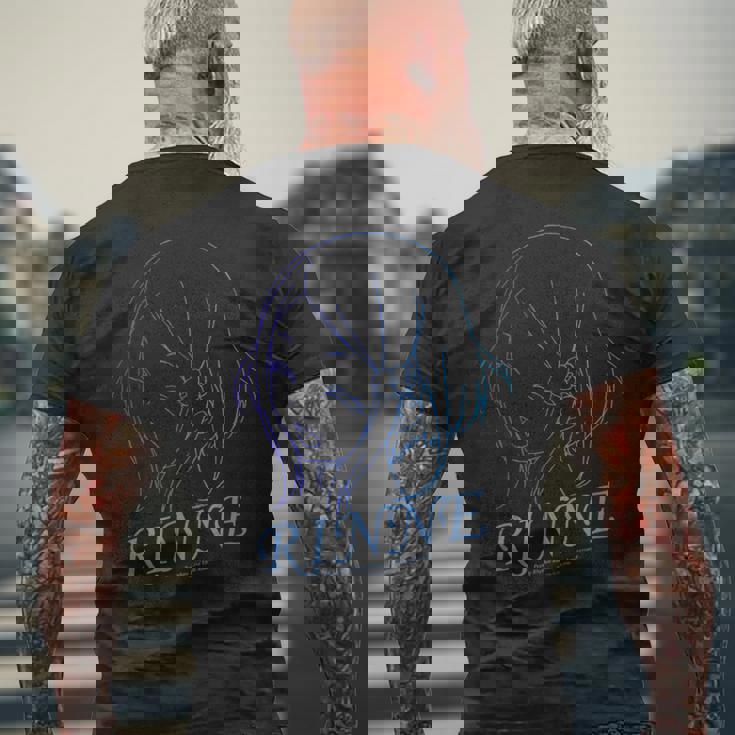 プリティーリズム・レインボーライブ フェイスシリーズ りんね メンズTシャツ バックプリント 高齢者への贈り物