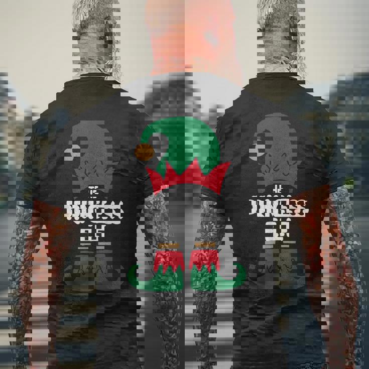 プリンセスエルフクリスマスシャツ ファミリーグループパーツ メンズTシャツ バックプリント 高齢者への贈り物