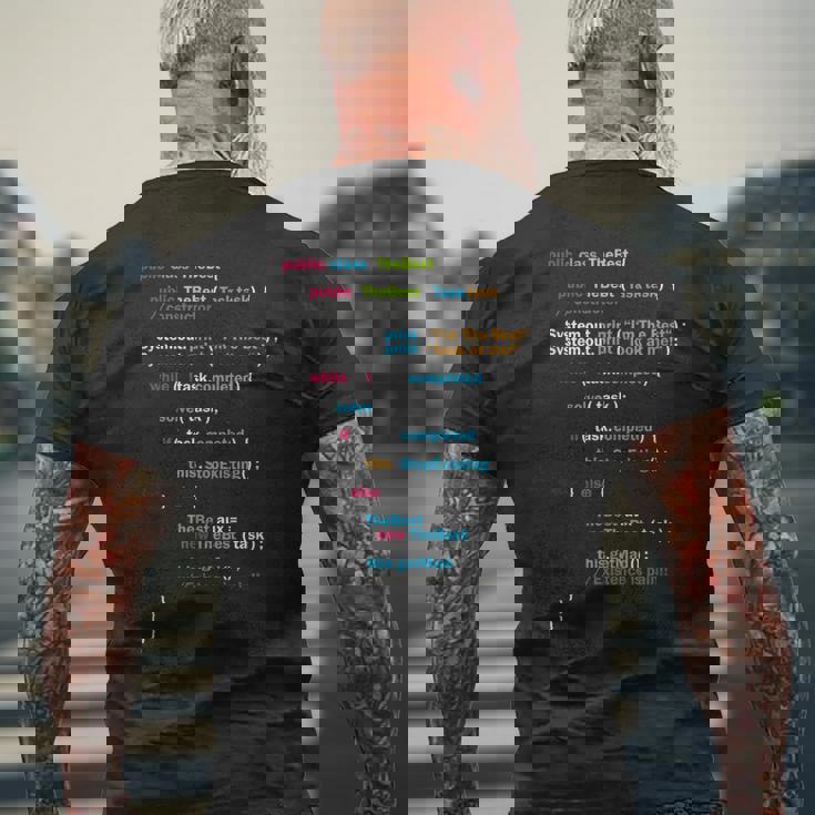 プログラムコード The Best メンズTシャツ バックプリント 高齢者への贈り物