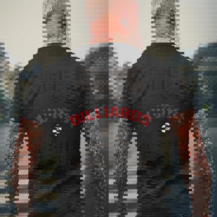 プールプレーヤービリヤードtシャツ I Am Not Addicted To Billiards メンズTシャツ バックプリント 高齢者への贈り物