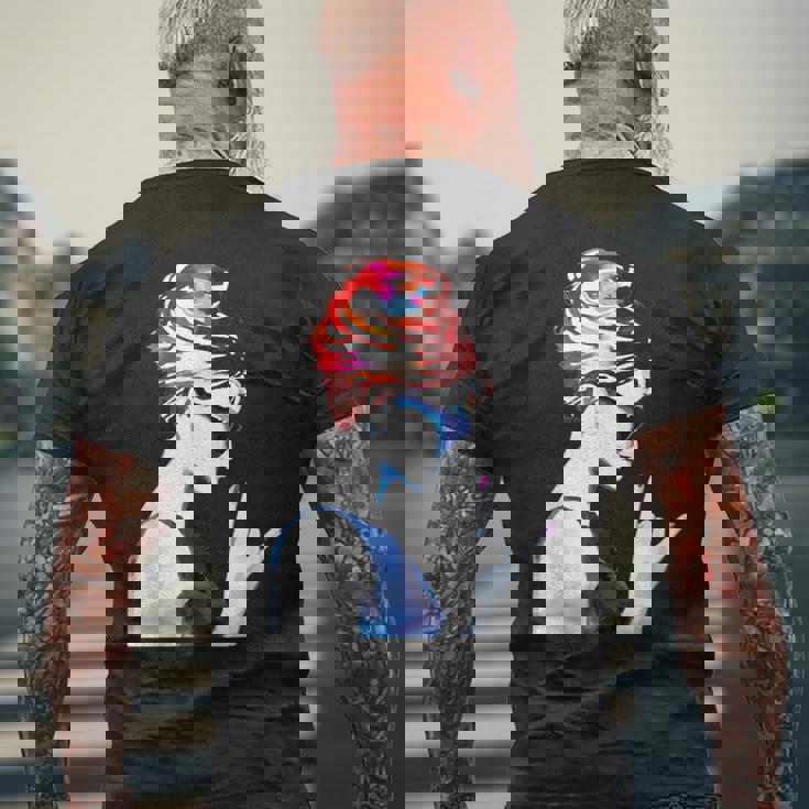 ヘップバーン ヴィンテージ ハリウッド ロックンロール メンズTシャツ バックプリント 高齢者への贈り物