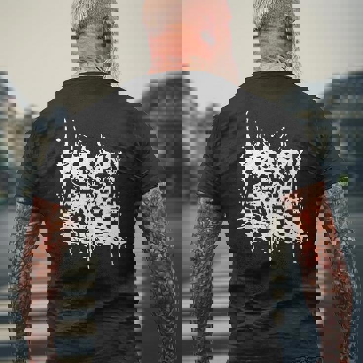 ヘヴン・シャル・バーン メンズTシャツ バックプリント 高齢者への贈り物