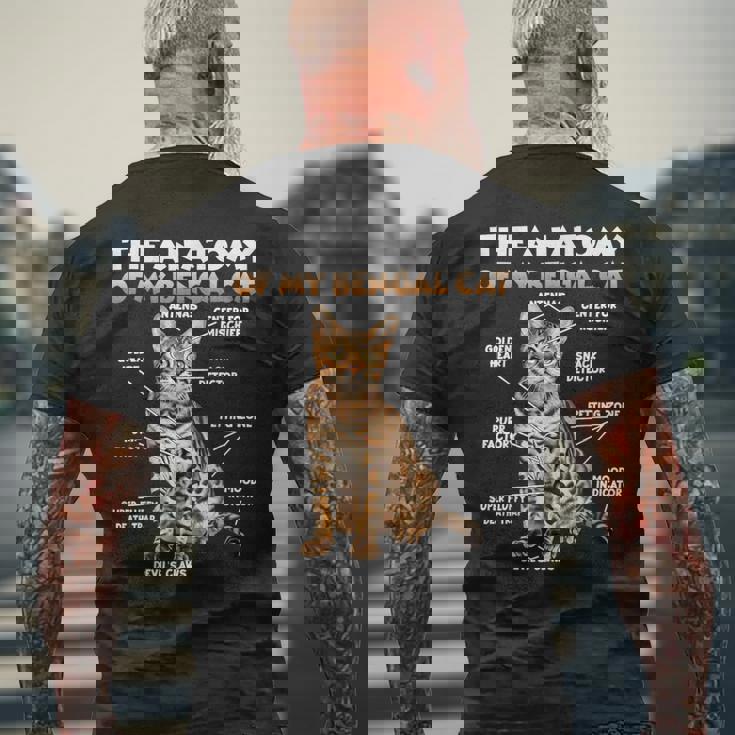 ベンガル語メンズTシャツ バックプリント 高齢者への贈り物